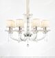 European Modern Minimalist Transparent Crystal Single-Tier Chandelier Citilux - NU145-1816