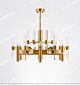 Modern Minimalist Geometric Antique Copper Chandelier Citilux - NU145-1806