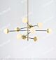 Modern Black Gold Balance Ball Chandelier Citilux - NU145-1790