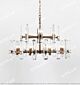 Modern Light Luxury Crystal Stainless Steel Double Large Chandelier Citilux - NU145-1784