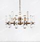 Modern Light Luxury Crystal Stainless Steel Double Chandelier Citilux - NU145-1782