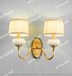 Chinese Copper White Lotus Double Wall Lamp Citilux - NU145-1726
