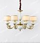 Chinese Style Copper White Lotus Large Chandelier Citilux - NU145-1724