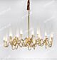 Modern Copper Art Glass Small Chandelier Citilux - NU145-1714