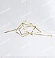 Minimal Geometric Line Stainless Steel Chandelier Citilux - NU145-1654