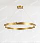 Stainless Steel Brushed Titanium Ring Chandelier Large Citilux - NU145-1550