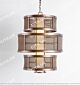 New Chinese Cylinder Net Brushed Bronze Chandelier Citilux - NU145-1627