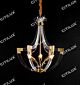 Modern Minimalist Curved Acrylic Stainless Steel Chandelier Small Citilux - NU145-1602