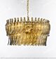 Modern Handmade Glass Light Green Leaf Chandelier Citilux - NU145-1586