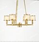 Full Copper American Mesh Single Tier Chandelier Medium Citilux - NU145-1583
