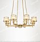Full Copper American Mesh Single Tier Chandelier Large Citilux - NU145-1582