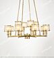 Full Copper American Mesh Double Chandelier Citilux - NU145-1580
