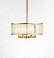 Simple Copper Classic Gauze Round Chandelier Citilux - NU145-1547