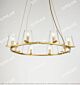 Simple American Copper Glass Chandelier Citilux - NU145-1541