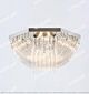 Modern Transparent Curved Glass Ceiling Lamp Chrome Large Citilux - NU145-1503