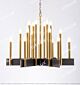 Modern Minimalist Row Candle Large Chandelier Citilux - NU145-1498