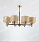 Neoclassical Pearl Black Bronze Two-Color Chandelier Citilux - NU145-1493