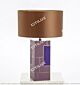 Modern Light Luxury Charm Purple Leather Stitching Table Lamp Citilux - NU145-1482