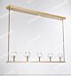 Simple Crystal Ball Long Single Row Chandelier Citilux - NU145-2235