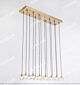 Simple Crystal Ball Long Double Row Chandelier Citilux - NU145-2236