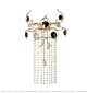 Full Copper Lantern Crystal Wall Lamp Small Citilux - NU145-1413