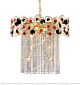 Full Copper Lantern Crystal Round Chandelier Citilux - NU145-1410