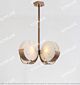 Round Moon Imitation Marble Chandelier Small Citilux - NU145-1388