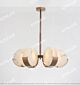Round Moon Imitation Marble Chandelier Medium Citilux - NU145-1383