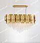 Stainless Steel Square Enamel Texture Chandelier Citilux - NU145-1368