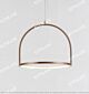 Brushed Green Bronze Round Led Modern Chandelier Small Citilux - NU145-1361