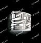 Modern Chinese Square Ceiling Lamp Chrome Citilux - NU145-1321