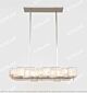 Modern Brushed Matt Nickel Imitation Natural Crystal Mosaic Dining Chandelier Citilux - NU145-2246