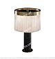 Black Gold Flower Marble Column Tassel Table Lamp Citilux - NU145-1314
