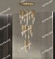 Metal Texture Crystallized Multi-Head Hollow Chandelier Citilux - NU145-1278