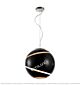 Modern Round Change Line Cut Light Chandelier Black Large Citilux - NU145-1198