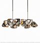 Triangle Rounded Overlap Long Dining Chandelier Citilux - NU145-1181