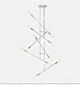 Pre-Sold Minimalist Metal Staggered Chandelier Citilux - NU145-1166