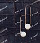 Modern U-Shaped Milk Glass Ball Single Head Chandelier Citilux - NU145-1163