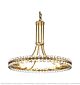 Kmodern American Transparent Round Bead Ring Chandelier Copper Citilux - NU145-1266