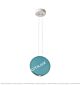 Nordic Matt Lake Blue Round Semi-Decorative Chandelier Citilux - NU145-2251