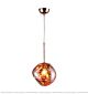 Symphony Crimson Orange Glass Chandelier Small Citilux - NU145-2257