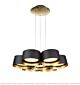 Nordic Modern Multi-Head Combination Chandelier In Black Citilux - NU145-1144