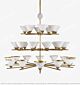 American Copper White + Copper Dimension Cover Three Tier Chandelier Citilux - NU145-1128