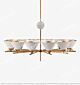 American Copper White + Copper Dimension Cover Single Tier Chandelier Citilux - NU145-1129