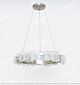Modern Brushed Matt Nickel Imitation Natural Crystal Stitching Chandelier Large Citilux - NU145-2277
