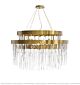 Modern Light Luxury Ice Cube Glass Double Chandelier Citilux - NU145-1108