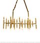 Stainless Steel Bamboo Golden Chandelier Citilux - NU145-2232