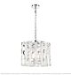 Textured Metal Texture Glass Buckle Round Chandelier Citilux - NU145-2287