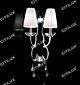 Simple European-Style Wire Cut Stainless Steel Double Head Wall Lamp Citilux - NU145-2367