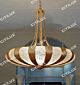 Texture Grain Glass Splicing Chandelier Gold Citilux - NU145-2371